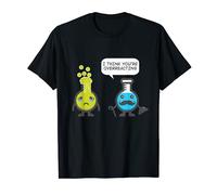Homme Funny Science I Think You're Overreacting Chemistry Humour T-Shirt