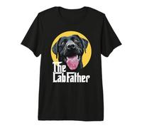 Homme Funny The Lab Father Black Labrador Retriever Dad Dog Daddy T-Shirt Haut de Gamme