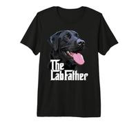 Homme Funny The Lab Father Black Labrador Retriever Dad Dog Daddy T-Shirt Haut de Gamme