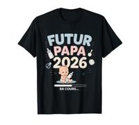 Homme Futur Papa 2026 en Ours Cadeau pour Futur Père T-Shirt