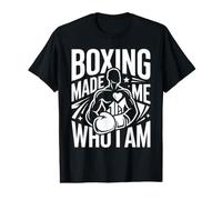 Homme Gants de Boxe Made Me Who T-Shirt Graphique avec Valeur