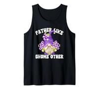 Homme Gardening Dad Funny Father Quote Purple GNOME with Violets Débardeur
