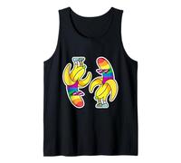 Homme Gay Pride Rainbow 69 Bananas Upside Down Gay Couple MLM Débardeur