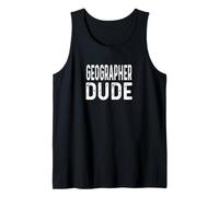 Homme Géographe Dude Géographie en difficulté Terre Peuple Environnement Débardeur