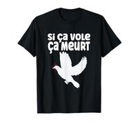 Homme Ghasse Gibier à PlumeCanard Faisan Palombe Grive T-Shirt