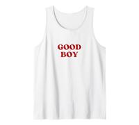 Homme Good Boy Y2k Aesthetic 2000s Iconic Slogan Débardeur