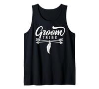 Homme Groom Tribe - Flèche Mignonne Assortie pour Mariage, Enterrement de Vie de Jeune Fille Débardeur