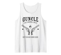Homme Guncle, Like a Normal Uncle But Fun and Owns Guns Débardeur