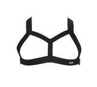 Homme Harnais De Poitrine Sexy Body Maillot de Corps Muscles Bandage élastique Bandoulière pour Costume de boîte de Nuit(Size:Taille Unique,Color:Noir)
