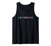 Homme HE Him His Pronouns Trans Transgender Pround Trans Men Pride Débardeur