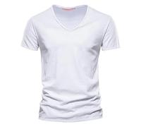 Homme Henley T-Shirts à Manches Courtes Col Tunisien Boutons Coton Décontractée Slim Fit Chemises en Coton T-Shirt Respirant Haut d'extérieur Fitness Tee Shirt Vetement Homme Solde