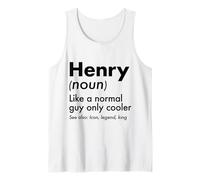 Homme Henry Like A Normal Guy Only Cooler Legend King Prénom Débardeur