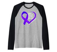 Homme Her Fight is My Fight Epilepsy Awareness Month 2026 Manche Raglan