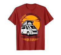 Homme Humour Chauffeur Van Humour Cadeau Van Life T-Shirt, Homme, Canneberge, S