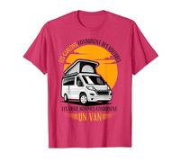 Homme Humour Chauffeur Van Humour Cadeau Van Life T-Shirt, Homme, Rouge Chiné, S