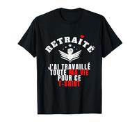 Homme humour départ retraite personnalisé T-Shirt