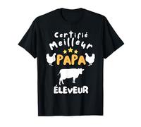 Homme humour éleveur fermier, éleveur vache T-Shirt