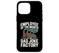 Homme Humour Employé du Mois à The Dad Joke Factory Coque pour iPhone 16 Pro Max