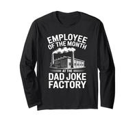 Homme Humour Employé du Mois à The Dad Joke Factory Manche Longue