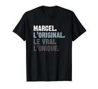 Homme Humour Idée Cadeau Personnalisé Prénom Marcel T-Shirt