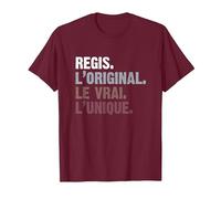 Homme Humour Idée Cadeau Personnalisé Prénom Regis T-Shirt, Homme, Marron, XXL