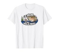 Homme Humour Pêche Truite Pêcheur C'est Pas Si Facile T-Shirt Graphique avec Valeur