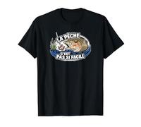 Homme Humour Pêche Truite Pêcheur C'est Pas Si Facile T-Shirt Graphique avec Valeur