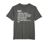 Homme Humour Prénom Personnalisé Eric Définition T-Shirt
