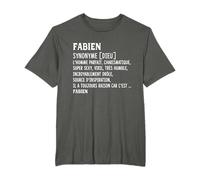 Homme Humour Prénom Personnalisé Fabien Définition T-Shirt