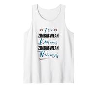 Homme I am Zimbabwan Doing Zimbabwe Things Funny Zimbabwe Lover Débardeur