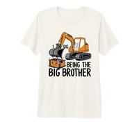 Homme I Dig Being The Big Brother Excavator Construction for Boys T-Shirt Haut de Gamme