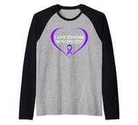 Homme I Love Someone with Epilepsy - Epilepsy Awareness Month 2026 Manche Raglan