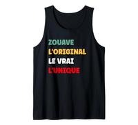 Homme Idée drole surnom Super Zouave Humour le vrai Zouave Débardeur