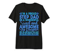 Homme I'm Not The Step Dad, I'm The Dad That Stepdad Funny Stepdad T-Shirt Haut de Gamme