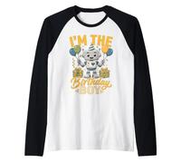Homme I'm The Birthday Boy Robot Robotics Birthday Manche Raglan