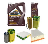 Homme Inspection Set 6L mannol Longlife 504/507 5W-30 pour Seat Ibiza III