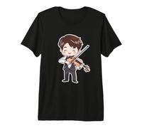 Homme Instrument à Cordes pour Violon Petit violoniste T-Shirt Haut de Gamme