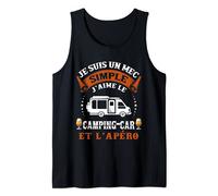 Homme J'aime Le Camping Car Et L'apéro Idée Retraite Homme Humour Débardeur