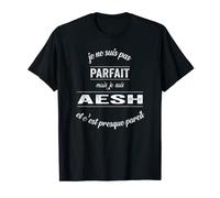 Homme je ne suis pas parfait mais je suis AESH : design pour AESH T-Shirt