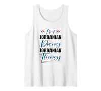 Homme Je suis jordanienne et Je Fais des Choses jordaniennes Funny Jordan Lover Débardeur