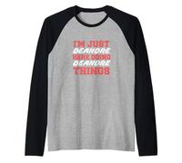 Homme Je suis juste DeAndre qui fait DeAndre Things avec un prénom drôle Manche Raglan