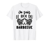 Homme Je suis le roi du Barbecue Papa BBQ Fête Des Pères Griller T-Shirt