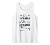 Homme Je suis sud-Africain Faisant des Choses sud-africaines Afrique du Sud Débardeur