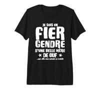 Homme Je suis Un Fier Gendre d'une Belle-mère de ouf T-Shirt Haut de Gamme
