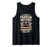 Homme Je suis Un Parrain Motard Carrément Plus Cool Débardeur