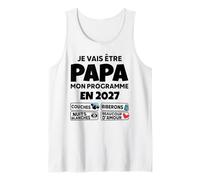 Homme Je Vais Être Papa 2027 Annonce Grossesse Papa Bébé en Route Débardeur