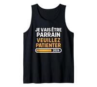 Homme Je Vais Être Parrain 2026 - Annonce Parrain Premier Enfant Débardeur