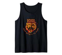 Homme JOEL - Joli nom de garçon avec un tigre : veut juste jouer Débardeur