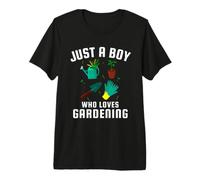 Homme Juste Un garçon Qui Aime jardiner T-Shirt Haut de Gamme