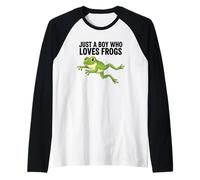 Homme Juste Un garçon Qui Aime Les Grenouilles Manche Raglan